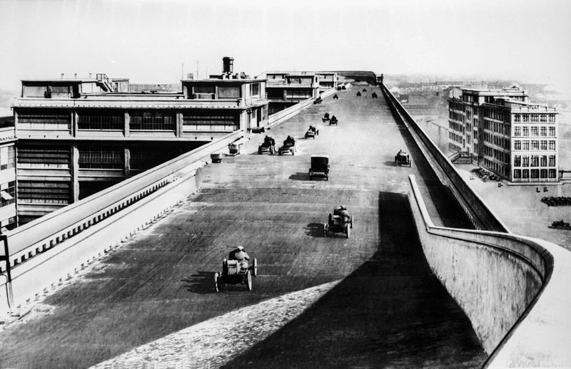Original FIAT Lingotto factory hall, repurposed for the 2006 Olympics
